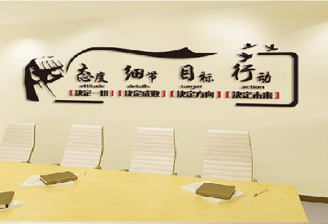 扶风企业文化墙主要展示什么？