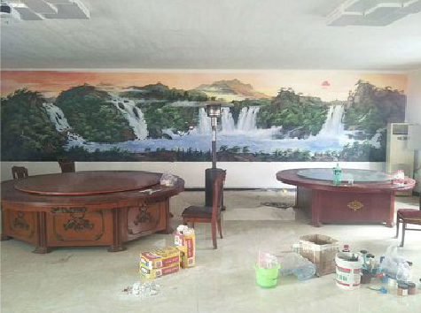 扶风墙绘-写实风景