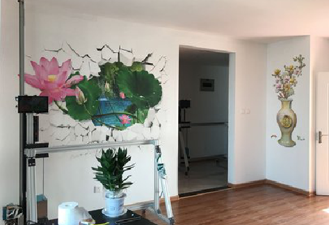 扶风墙体彩绘相比墙纸的优势。