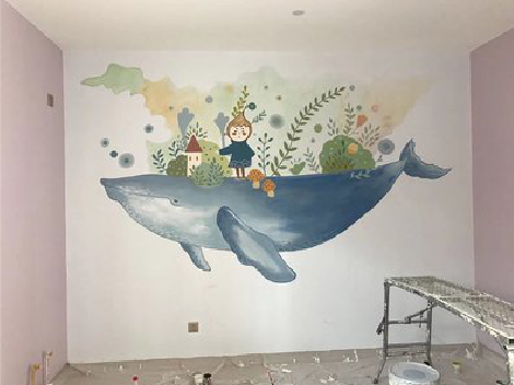 扶风手绘墙的特点及优势。