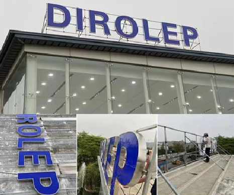 扶风楼顶发光字安装的注意事项。